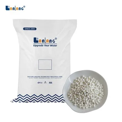 Dispositivo de baño con bola de cerámica para decloración